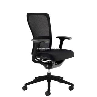 NEW Haworth Zody Fully Loaded Black Adjustable Chair Grade A
