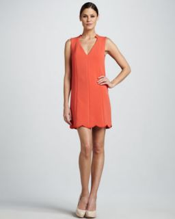 Rachel Roy Crepe Keyhole Dress   