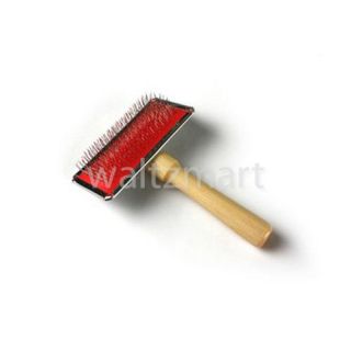  Cat Hair Shedding Grooming Wooden Handle Brush Hair Rakes Comb Slicker