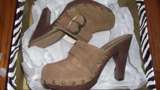New Womens Shoes Dana Buchman Hazelton Desert Clogs Tan