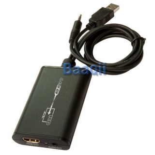 PC USB2 0 to HDMI 1080p Extender Converter Adapter Audio Traceable