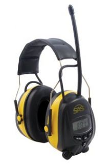 SAS Safety 6108 Digital Earmuff Hearing Protection with AM/FM Radio