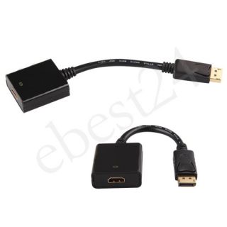  Display Port Male to HDMI Female Cable Converter Adapter for HP
