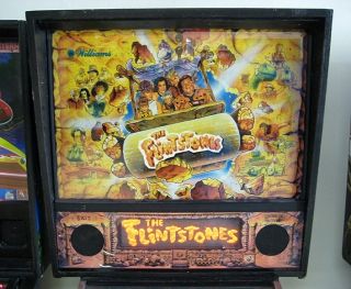 the flintstones 1994 williams pinball machine race dinosaurs in the