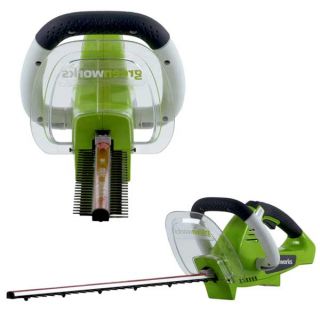 The comfort handle allows for multiple operating positions. (Trimmer