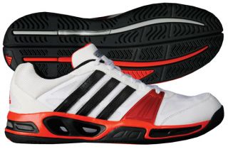 New Adidas CC Boom 2012 Mens Tennis Shoe White Black High Energy