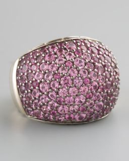 John Hardy Bedeg Pink Sapphire Dome Ring   