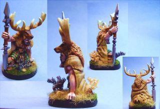 Celtos painted miniature Herne,Lord of the Hunt