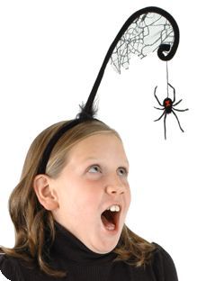 Black Spingy Spider Headband Halloween Costume Accessory