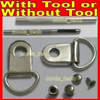 50 set Metal Rivet D Ring Lace Eye Boot Repair Kit +1 set Fixing Punch