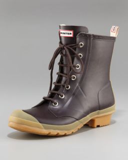 Hunter Boot Bormio Combat Boot, Espresso   