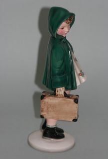 Lovely Keramos Ceramic Figurine Girl by Dakon C 1930