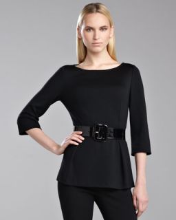 Bateau Neckline Top  