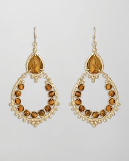 Gold Plated Brass Earrings  