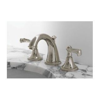 Mico 1700 S5 PN Smooth Widespread Lavatory Faucet W/ Lever
