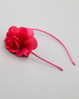  floral headband hot pink available in hot pink $ 24 00 bari lynn feel