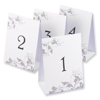 Table Number Tent (1 40 numbers) Cards Jewelry 