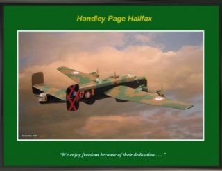 144 Atlas Editions Diecast Handley Page Halifax