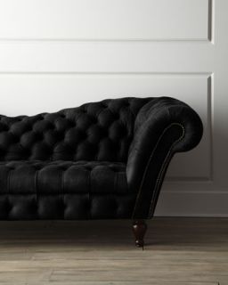 Massoud Tallulah Leather Sofa   