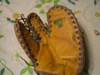 1920s RARE Vintage Hutch Trapper 150 First Basemans Baseball Glove