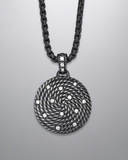 David Yurman Cable Coil Necklace, Diamonds   