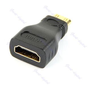 New HDMI Female to Mini HDMI Type C Male Converter Connector Adapter
