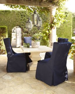 Shangri La Dining Table & Upholstered Chair   