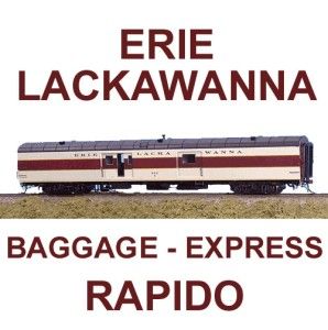 erie lackawanna baggage express 208 rapido 106039 ho