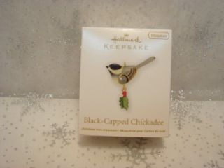 Hallmark Keepsake Ornament Miniature Black Capped Chickadee Beauty of