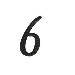  Finish Zinc Alloy House Number 6 and 9 Black