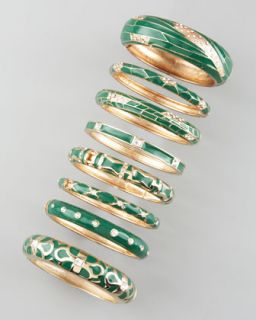 enamel bangles green $ 28 38 more colors available