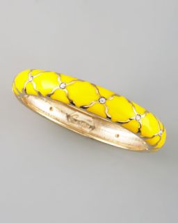 sequin enamel bracelet yellow $ 28