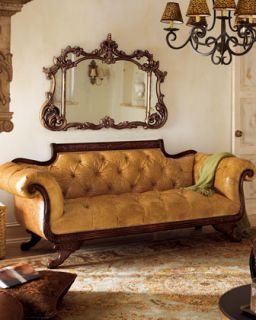 Old Hickory Tannery Sorrel Sofa   