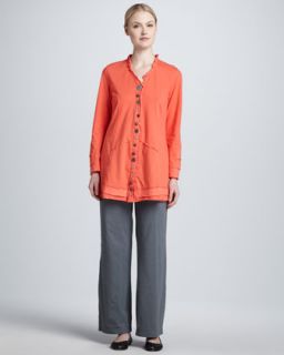 49PD Neon Buddha Modern Ruffle Shirt & Straight Leg Pants