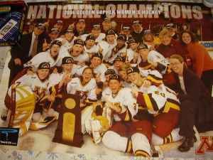 2004 Minnesota Gophers Womens National Hockey Champions Poster New