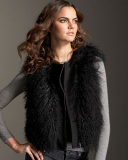 Rebecca Taylor Mongolian Fur Vest   