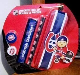 Stationery Value Set Montreal Canadiens Hockey Team NHL
