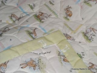 Guess How Much I Love You Nutbrown Hare Nursery Crib Reversible Quilt