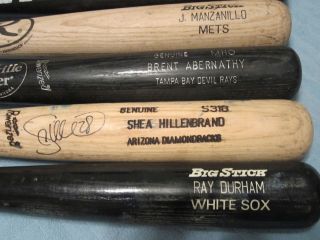 Shea Hillenbrand Game Used Bat Auto Nice Diamondbacks Red Sox Arizona