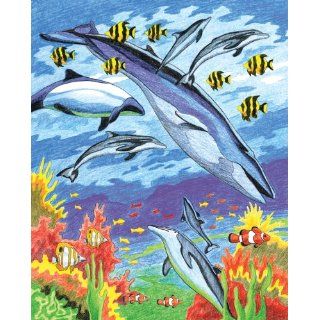 Royal and Langnickel Colour By Number Pencil, Sea Animals