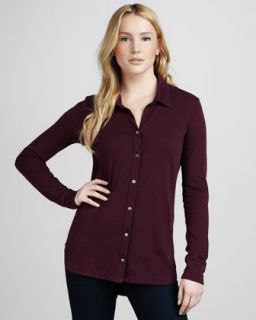 Velvet Slub Blouse   