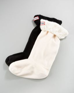 hunter boot cable fleece welly socks xxs m $ 35