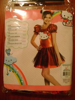 Girls (8 10yrs) Hello Kitty Costume size Medium MUST SEE