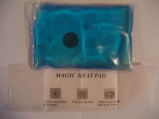 Body Therapy Reusable Heat Pad Hand Warmer Gel Pack
