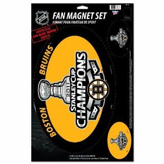 NHL 2011 Boston Bruins Stanley Cup Champion 11 by 17 Fan