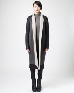 Cinzia Rocca Colorblock Wool Coat   