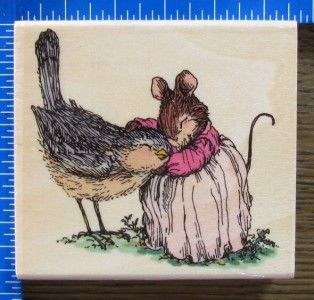 Holly Pond Hill Rubber Stamp Rachel Bird Sarah Mouse Love Friendship x