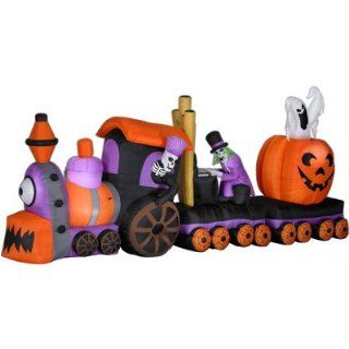 Animated 16 Ft Inflatable Airblown, Halloween Train Patio