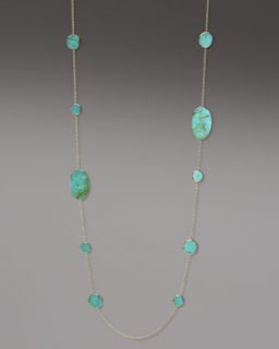 Ippolita Faceted Turquoise Necklace, 36L   