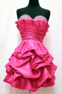 #1807 Strapless Sweet 16 Short Homecoming Prom Dress